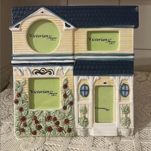 Vintage 1999 Cracker Barrel Victorian House Collection Picture Frame